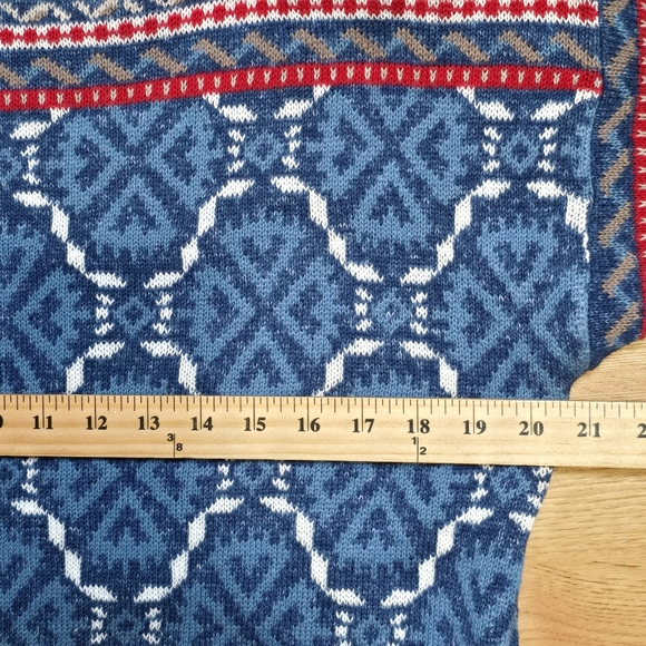 McKain Vintage 90's Tight Knit Turtleneck Sweater w Shoulder Pads Women's M USA - Picture 6 of 8